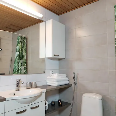 شقة Fresh 2br, Sauna And Free Parking