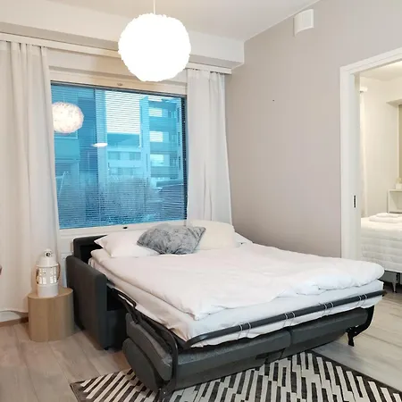 Fresh 2br, Sauna And Free Parking Apartment *